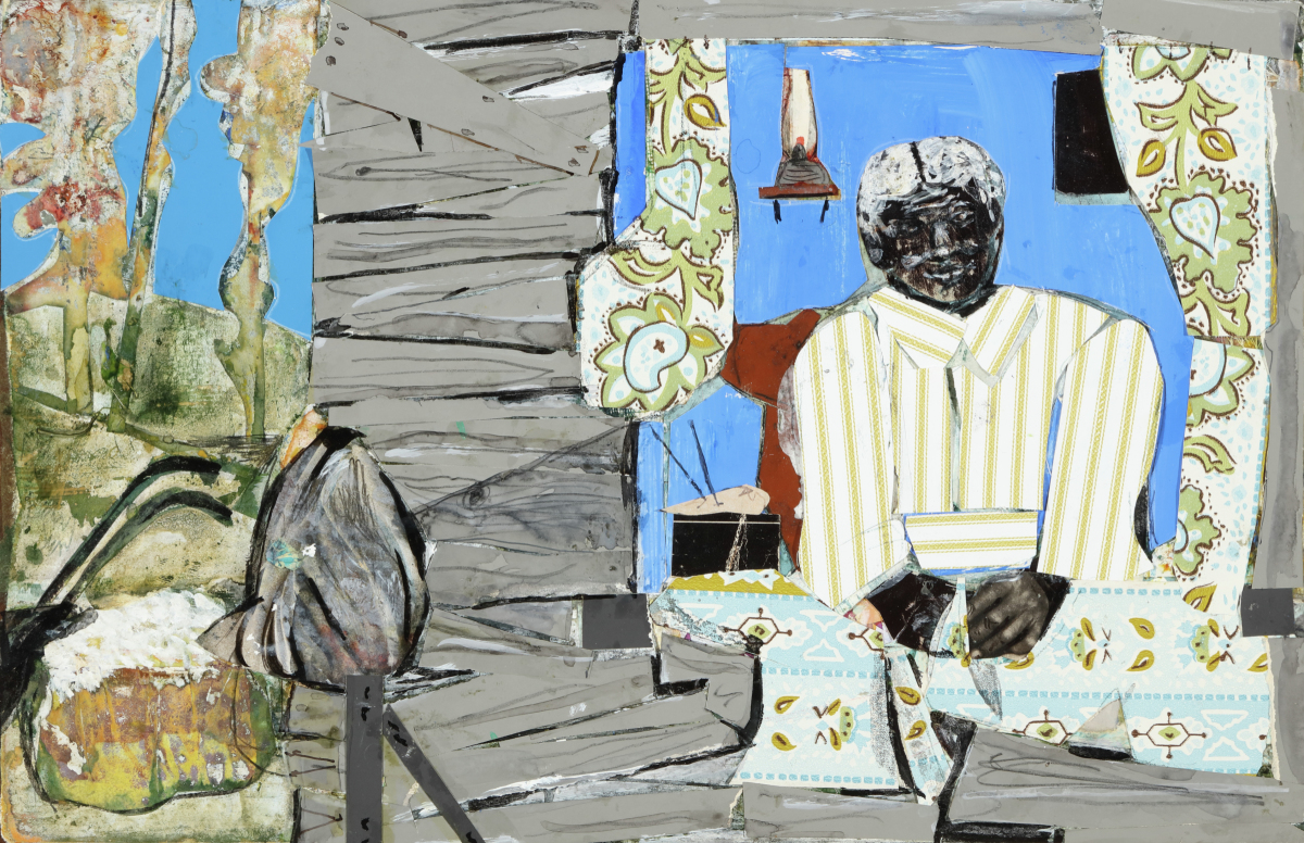 Lady and Quilt