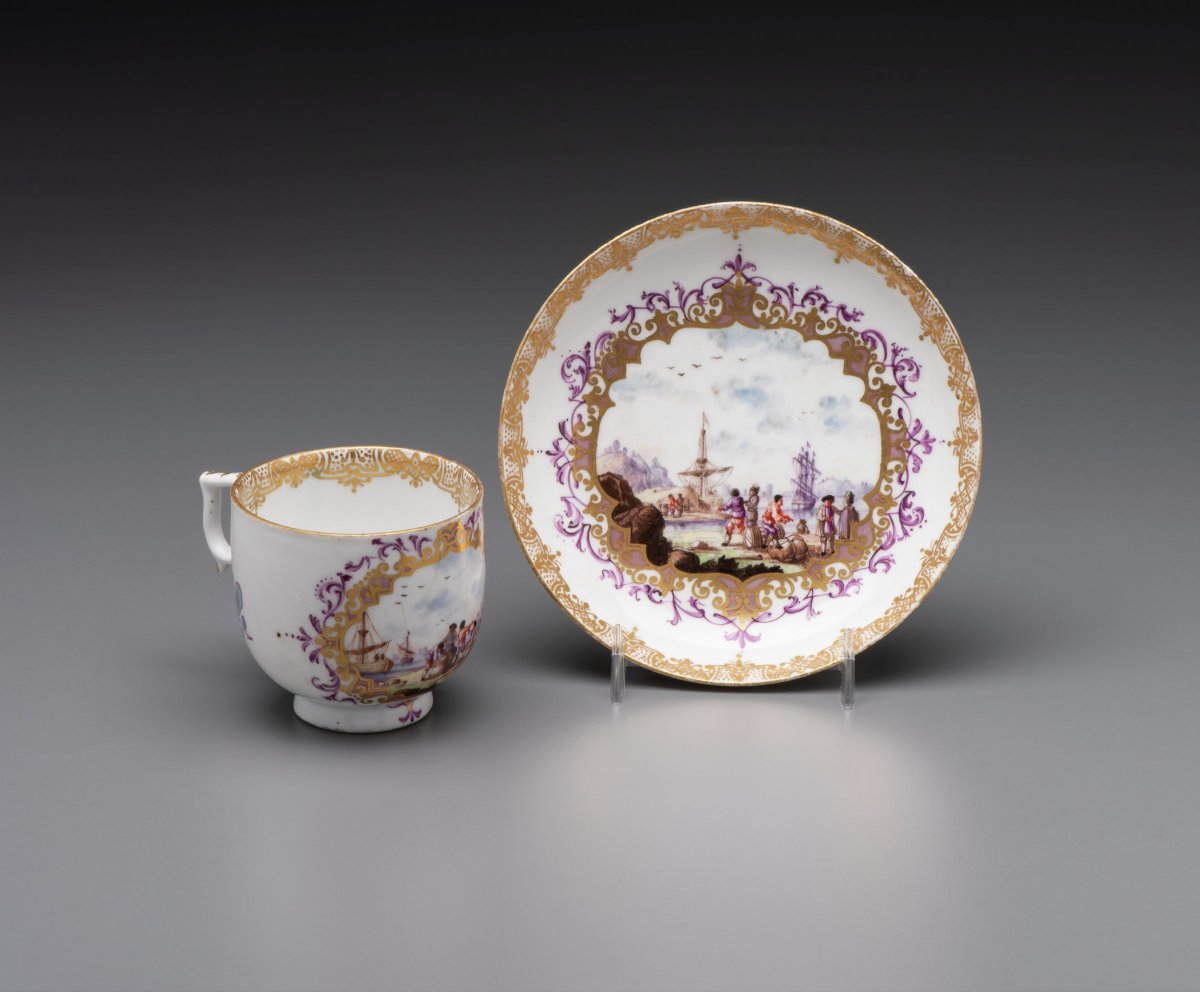 Chocolate Cup and Saucer